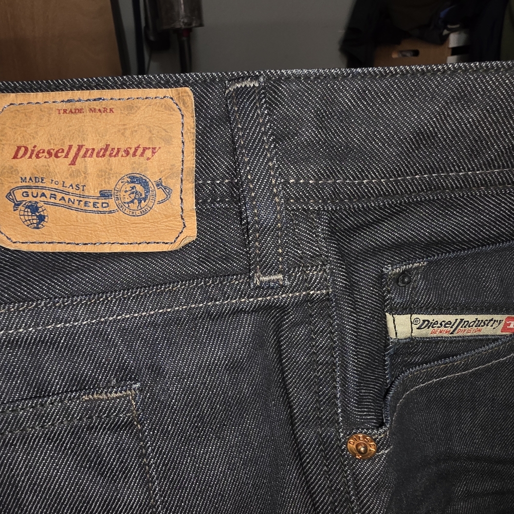 Diesel Men's Dark Gray Straight Jeans